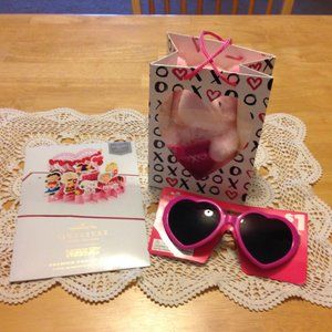 Valentine's Day bundle - Sweet elephant, glasses, Peanuts Pop Up Hallmark Card